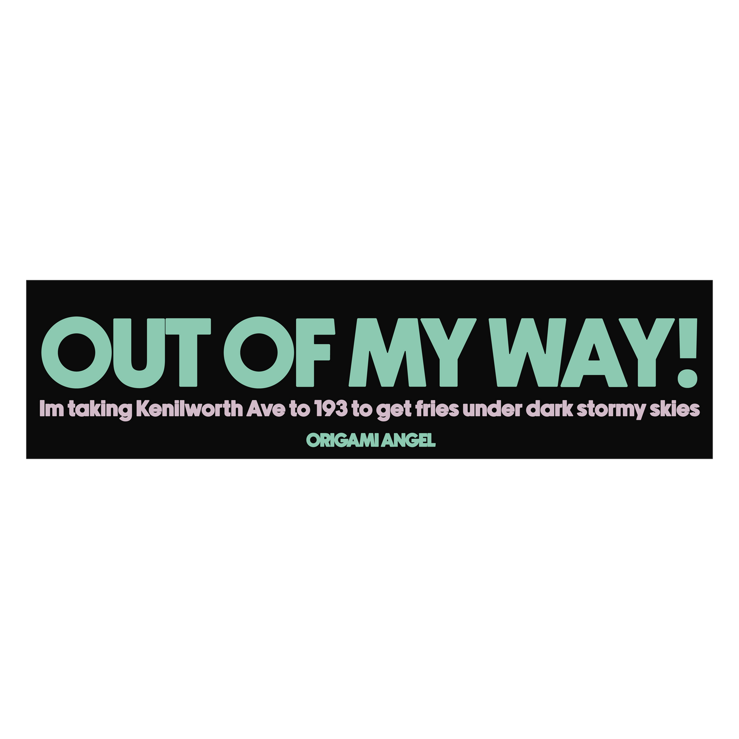Bumper Sticker